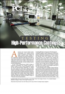 High Performance Testing EM Coating PDF Image